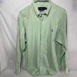 Ralph Lauren Polo Button-Down Casual Designer Shirt Men's 16-1/2" 34/35